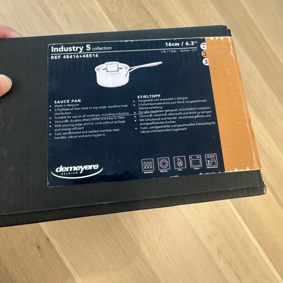 Demeyere Industry Stainless-Steel Saucepan, 1 1/2-Qt. - Picture 6 of 6